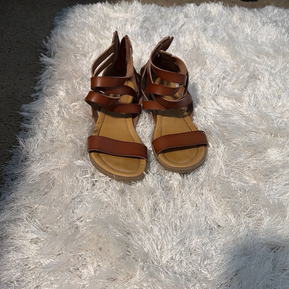 Brown Strappy Sandals